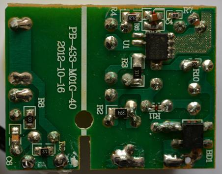 Deska spojů - strana spojů
